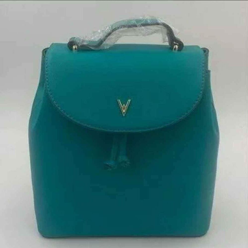 NEW Vanessa Williams Designer Teal Blue Lush Backpack Shoulder Bag